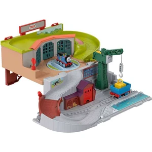 Fisher-Price Thomas ve Arkadaşları Taşınabilir Sodor Tren Seti, Metal Thomas Lokomotif ile, 3 Yaş ve Üzeri Hhn24