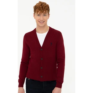 U.S. Polo Assn. Kırmızı Erkek Hırka GROVER-GLBSK21