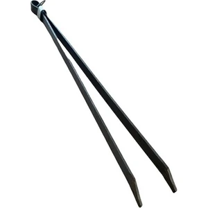 Turan Ambalaj Demir Barbekü-Mangal Köz-Kömür Siyah Soba Maşası 50 cm