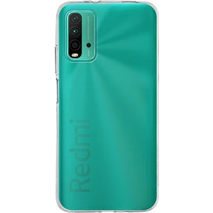 Case World Xiaomi Redmi 9t ile Uyumlu Kapak 1mm Şeffaf Silikon ile Uyumlu Kılıf