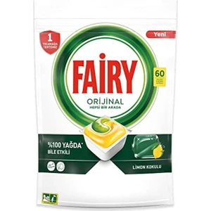Hepsi Bir Arada 60 Yıkama Bulaşık Makinesi Deterjanı Kapsülü/tableti Limon Kokulu