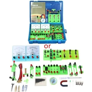 Elektromanyetik Deney Ekipmanları Seti Fizik Laboratuvarları Devre Öğrenme Kiti Temel Elektrik Keşfi Ilkeleri Kiti Çalışma Için | Test Cihazları (Yurt Dışından)