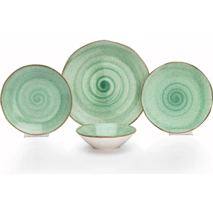 Mina Yemek Takımı-24 Parça-Yeşil