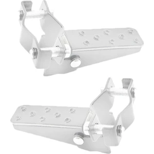 1 Çift Ön Arka Katlanır Ayak Çarşamba Motosiklet Kromu Için Ayak Pegals Pedalları