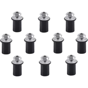10 Adet Evrensel Ön Cam Silecek Vidası Boyutu: 5mm * 16MM - Gümüş