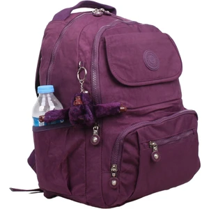 Kenyon Cox 8866 Mor Unisex Klinkır Aksesuarlı Kumaş Sırt Çantası