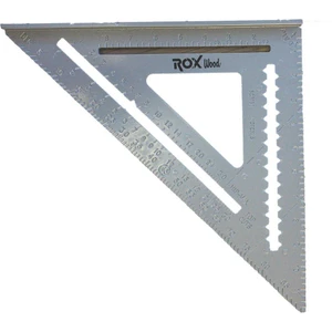 Rox Wood 0100 Alüminyum Üçgen Marangoz Gönye 12 Inç