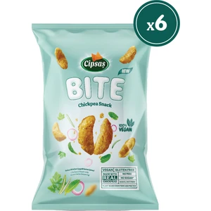 Bite Bahçe Bitkileri Çeşnili Vegan Glutensiz Nohut Cipsi 6 x 65 gr