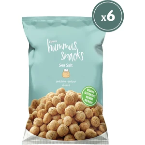 Hummus Snacks Deniz Tuzlu Vegan Glutensiz Nohut Cipsi 45 G x 6 Adet