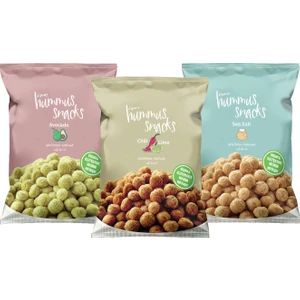 Hummus Snacks Vegan Glutensiz Nohut Cips Seti 3 x 45 gr