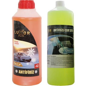 Kimya 2li Set -22°C Antifrizli Cam Suyu 1 Lt + -42°C Turuncu Antifriz 1.5 Lt