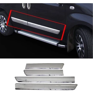 BTM Otomotiv Fiat Fiorino Uyumlu Yan Kapı Çıtası Krom 4 Kapı 2007 - 2015