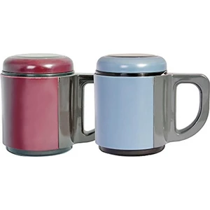 AND430 Içi Çelik Dışı Plastik Kupa Mug 500 Mg