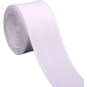 4cm  Eninde Beyaz  Dar Dokuma Şerit Beyaz Balıksırtı Şerit