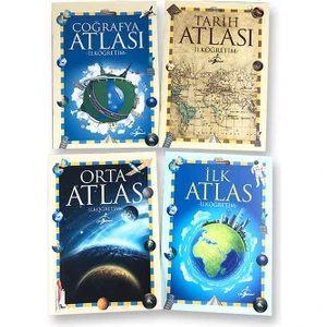 Çocuk Gezegeni Ilköğretim Atlas Seti - 4 Kitap