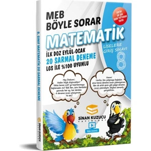 Sinan Kuzucu Yayınları 8. Sınıf Matematik 20 Sarmal Deneme 0922