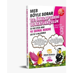 Sinan Kuzucu Yayınları 8. Sınıf İnkılap Tarihi ve Atatürkçülük 40 Sarmal Deneme 0922