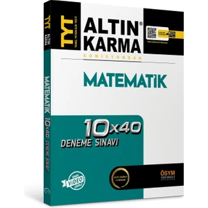 Altın Karma Yayınları  TYT Matematik Branş Deneme