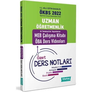 Data Yayınları Markaj 2022 Uzman Öğretmen Bir Öğretmenin Ders Notları