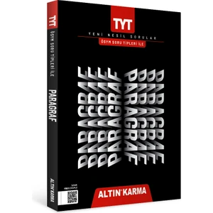Altın Karma Yayınları  TYT Paragraf Soru Bankası