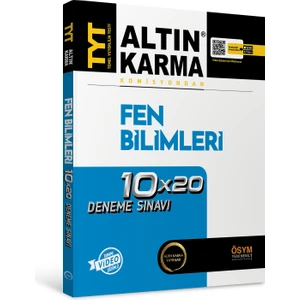 Altın Karma Yayınları  TYT Fen Bilimleri Branş Deneme