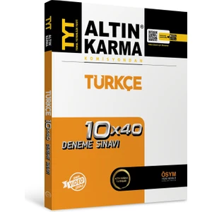 Altın Karma Yayınları  TYT Türkçe Branş Deneme