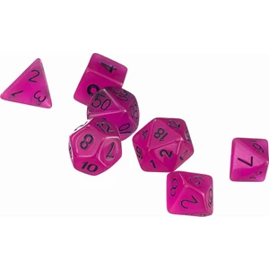 Yeni 7 Adet / Takım Trpg Oyunları D & D D4D20 Luminescent Çok Taraflı Zar Oyunu Mor (Yurt Dışından)
