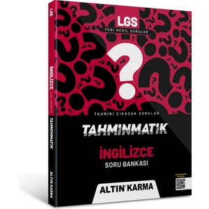 Altın Karma Yayınları Tahminmatik LGS 8.Sınıf ingilizce Soru Bankası