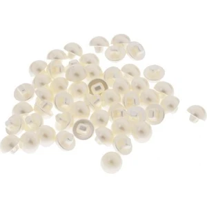 3X50 Adet  Giyim El Sanatları Için Plastik Yarım Daire Inci Düğmeleri 12MM 3 Adet (Yurt Dışından)