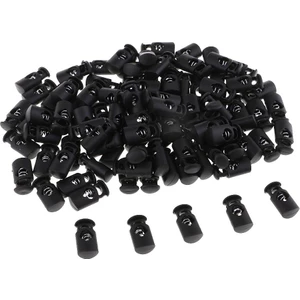 100ADET Yararlı Plastik Geçiş Yay Tokası Tek Delikli Tel Kordon Kilitleri 100 Adet 20MM (Yurt Dışından)
