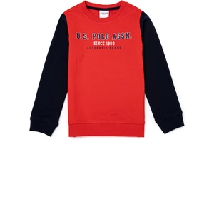 U.S. Polo Assn. Erkek Çocuk Kırmızı Sweatshirt 50256860-VR030