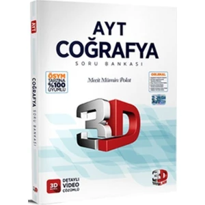 3D Yayınları Ayt Coğrafya Soru Bankası