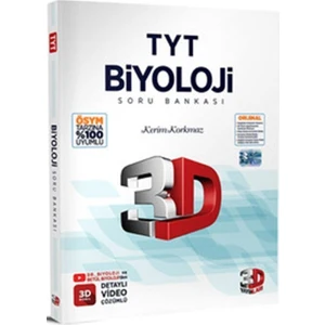 3D Yayınları Tyt Biyoloji Tamamı Video Çözümlü Soru Bankası 0922