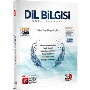 3D Yayınları TYT Dil Bilgisi Tamamı Video Çözümlü Soru Bankası