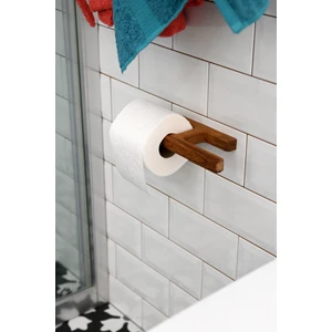 Tuvalet Kağıtlık Yapışkanlı Yedekli Ahşap Wc Kağıtlık