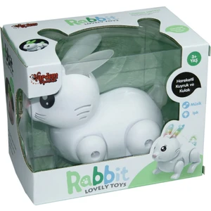 Müzikli ve Işıklı Tavşan Beyaz