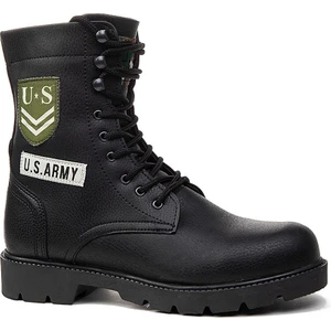Unisex Kışlık Günlük Suya ve Soğuğa Dayanıklı Siyah Kaymaz Taban Postal Bot 36-44