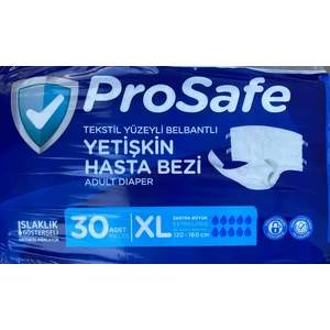 Tekstil Yüzeyli Belbantlı Hasta Bezi x Large 60ADET
