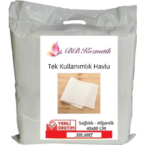 BB Kozmetik Tek Kullanımlık Hijyen HAVLU(40X80) 500 Adet