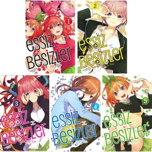 Eşsiz Beşizler 1-2-3-4-5. Ciltler Manga Seti
