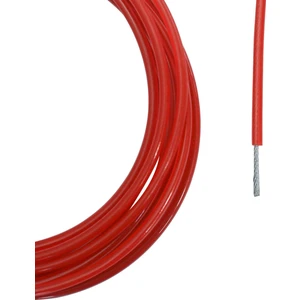 Ege Çelik Halat Kırmızı Izoleli Çelikhalat 2-3mm 10 Metre