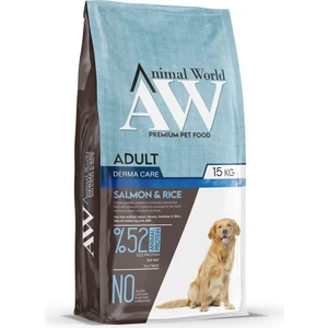 Animal World Yetişkin Somonlu Pirinçli Köpek Maması 15 kg