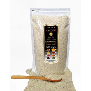 Hanzade Bitkisel Beyaz Susam 500 gr