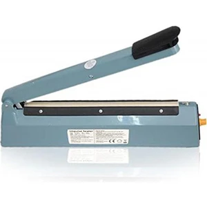 PFS-300P Poşet Ağzı Kapama Yapıştırma Kapatma Makinesi, 30 Cm, Siyah