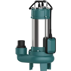 Germany Steel 370 1 Hp 0.55 Kw Bakır Sargı Paslanmaz Dalgıç Pompa Kirli Su Dalgıç