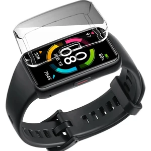 Honor Band 6 Uyumlu Önü Kapalı Silikon Ekran ve Kasa Koruyucu Kılıf