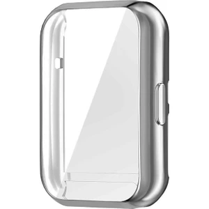 Novstrap Huawei Watch Fit 2 Uyumlu Ekran Koruyucu 360 Derece Kasa Koruyucu Silikon