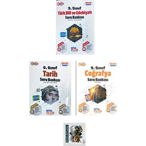 Çap Yayınları 2023 Çap Yayınları 9. Sınıf Tüm Dersler Soru Bankası Sözel Set, 3 Kitap (Hediyeli)