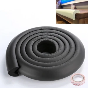 Siyah Bebek Çocuk Masa Sehpa Ünite Kenar Köşe Darbe Koruyucu Kauçuk Güvenlik Koruma 2mt