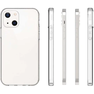 Apple iPhone 14 Plus Kılıf Darbe Emici Şeffaf Pürüzsüz Şık Görünüm Parlak Ultra Ince Silikon Kapak